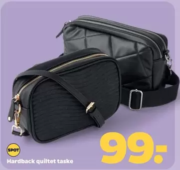 Hardback quilitet taske