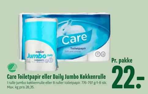 Toiletpapir eller Daily Jumbo Køkkenrulle