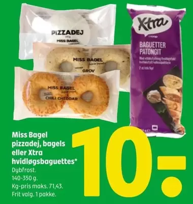 Chili - pizzadej, bagels eller hvidløgsbaguettes