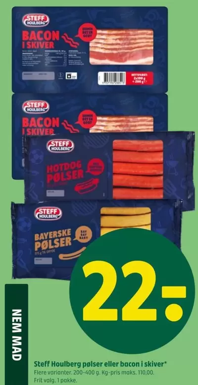 Patser Eller Bocon I Skiver