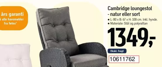 Natur - Cambridge loungestol