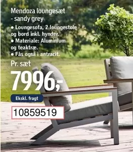 Mendoza loungesæt
