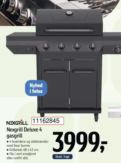 Deluxe 4 gasgrill