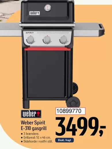 Spirit E-310 gasgrill
