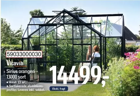 Sirius orangeri 13000 sort