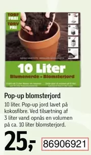 Pop-up blomsterjord