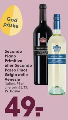 Secondo Piano Primitivo eller Secondo Passo Pinot Grigio delle Venezie
