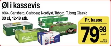 Carlsberg - Øl i kassevis