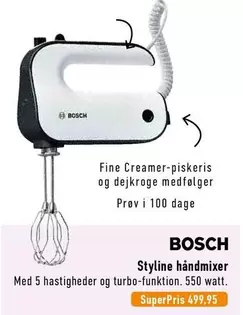 Bosch - Styline håndmixer
