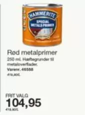 Rød metalprimer