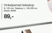 Vinkelpensel teleskop