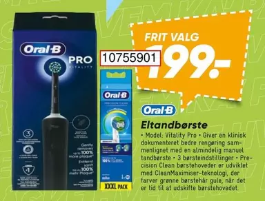 Oral B - Oral-B Eltandborste 10755901