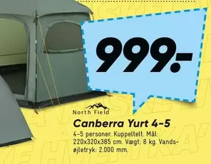 Canberra Yurt 4-5