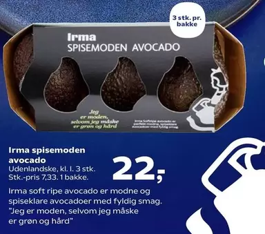 SPISEMODEN AVOCADO