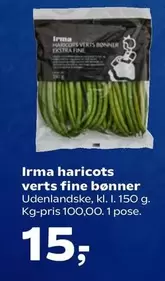 haricots verts fine bønner