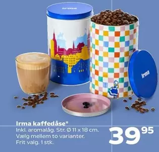 Irma kaffedåse