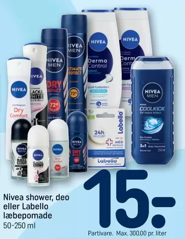 Shower, deo eller læbepomade