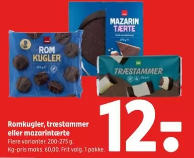 Romkugler, trrstammer eller mazarintrtrte