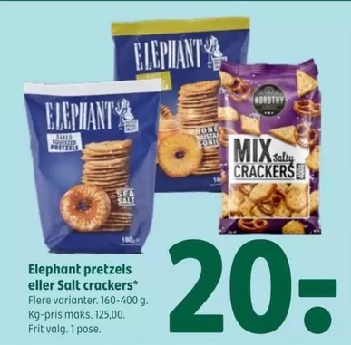 Elephant pretzels eller Salt crackers
