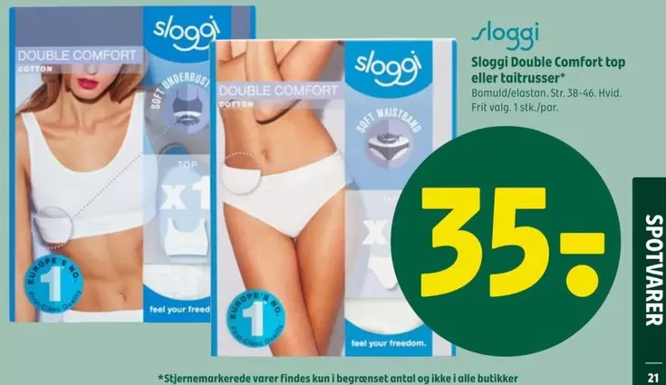 Double Comfort top eller taitrussen