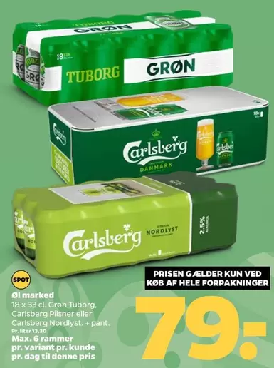 Carlsberg - Tuborg Grøn Pilsner
