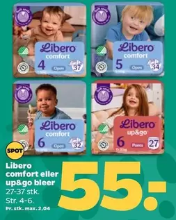Libero comfort eller up&go bleer