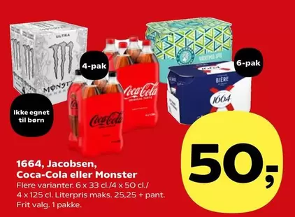 Coca Cola - 1664, Coca-Cola eller Monster