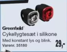 Cykellygtesæt i silikone