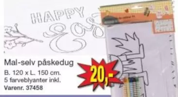 Mal-selv påskedug Varenr. 37458