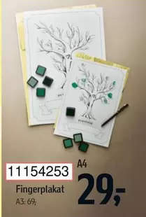 Fingerplakat A4