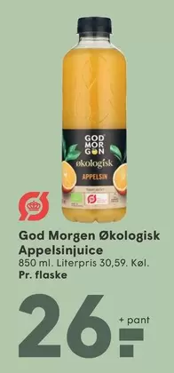 Økologisk Appelsinjuice