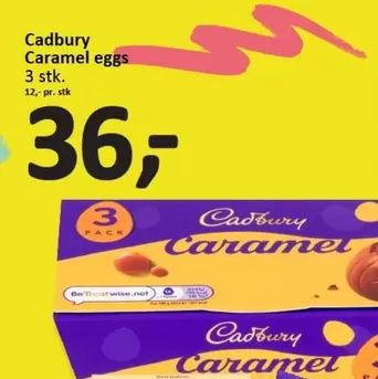 Cadbury Caramel eggs 3 stk.