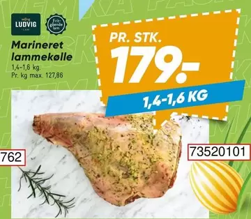 Marineret lammekolle