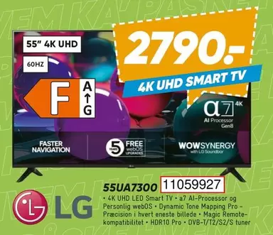 Lg - 4K UHD SMART TV 55UA7300