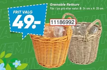 Natur - Grenoble fletkurv