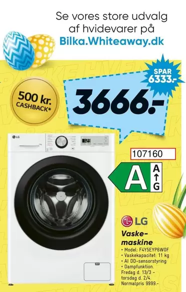 Lg - Vaskemaskine FLYSE79SWF