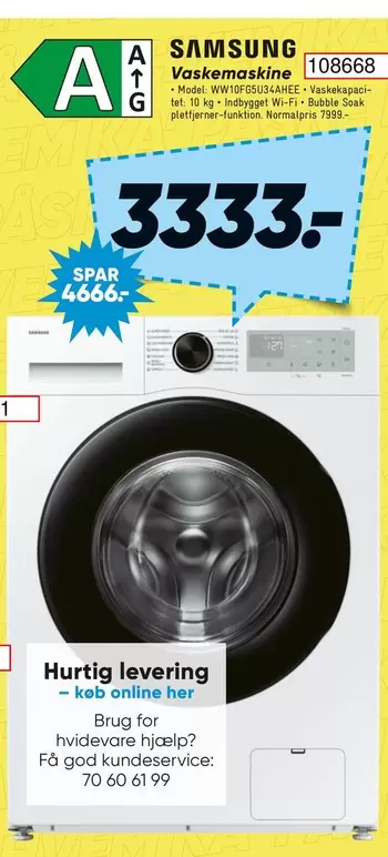 Vaskemaskine 108668