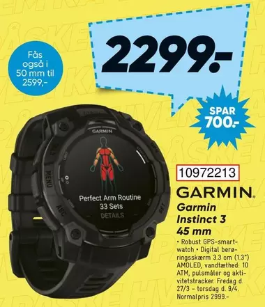Abc - Garmin Instinct 3 45 mm