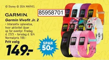 Marvel - Garmin Vivofit Jr. 2