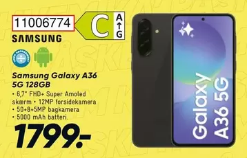 Galaxy -  A36 5G 128GB
