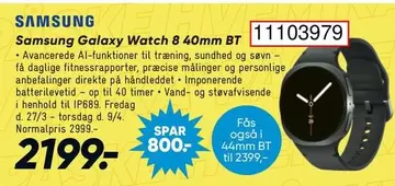 Galaxy - Samsung  Watch 8 40mm BT 11103979