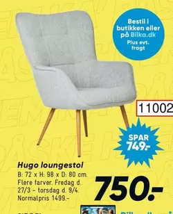 Hugo loungestol