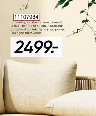 11107984 Himmelvig daybed - venstrevendt