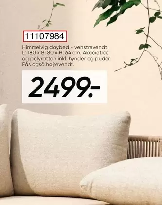 11107984 Himmelvig daybed - venstrevendt