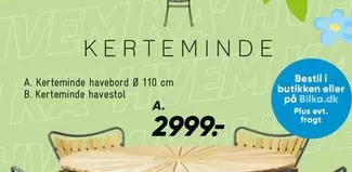Kerteminde havebord / Kerteminde havestol