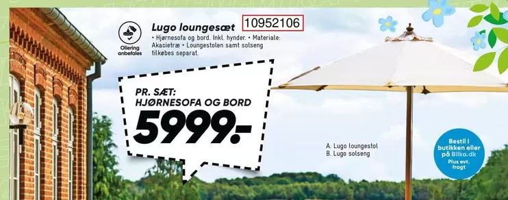 Luga loungesæt 10952106