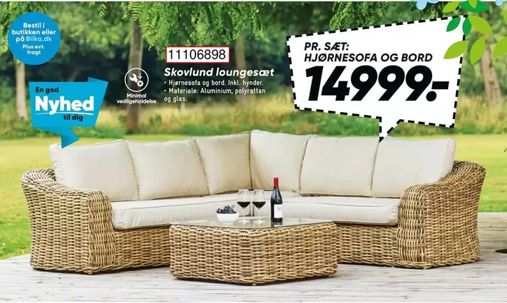 Skovlund loungesæt