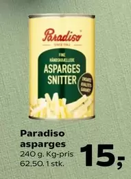 Asparges Snitter