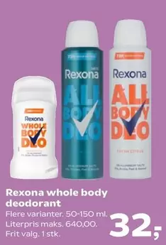 Whole Body Deodorant
