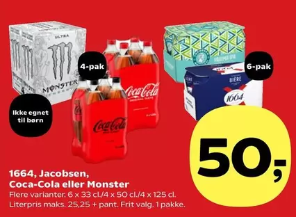 Coca Cola - 1664, Coca-Cola eller Monster